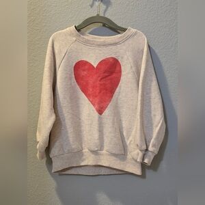 Old Navy Kids Sweatshirt with Red Heart